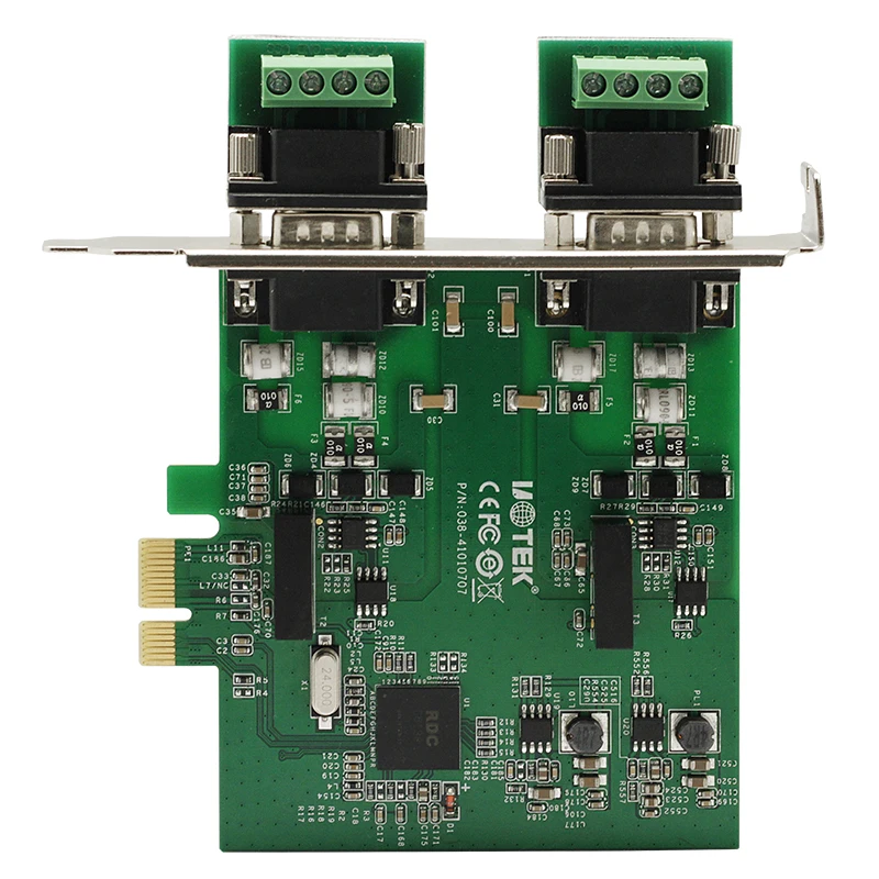 Efficient Industrial Grade PCI-E to CAN Card 2 Ports PCIE Canbus Surge Protection 4U UT-702C