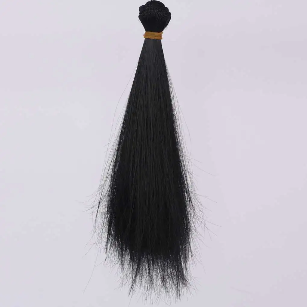 Doll Wig Straight Hairpiece Long Short Thick  Accessories Fur Head Wigs Premium Set Makeup Girls Natural Fashion