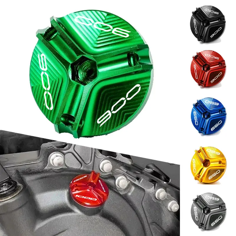 

For Kawasaki Z650 Z800 Z900 Z900RS Z1000 Z1000R Z1000SX Motorcycle Engine Oil Filter Cup Plug Cover Screws M20*2.5