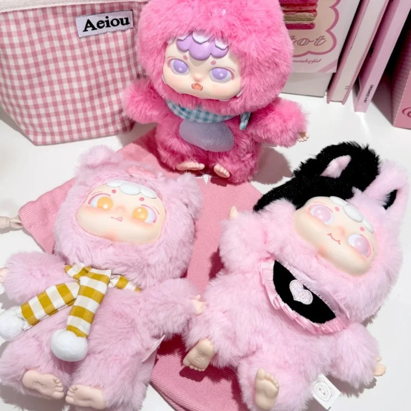 

Dai's Animal Crazy Party Trendy Blind Box Toy Collectible Plush with Movable Eyes Cute Desktop Decoration Birthday Gift