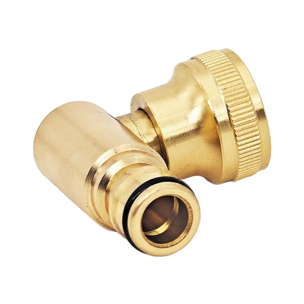 Copper Brass Hose Connector Brass Hose Connector For Garden Robust Brass Construction Weather Resistant Fit Copper