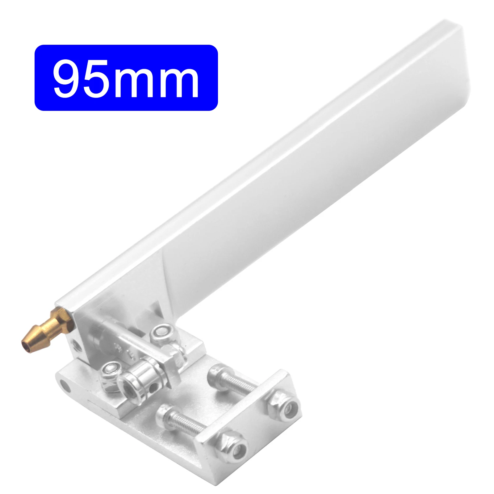 Aluminium RC Boot Roer met Water Pickup Zuigabsorberende Stuurinrichting voor Elektrische Gas Power Afstandsbediening RC Model Boot