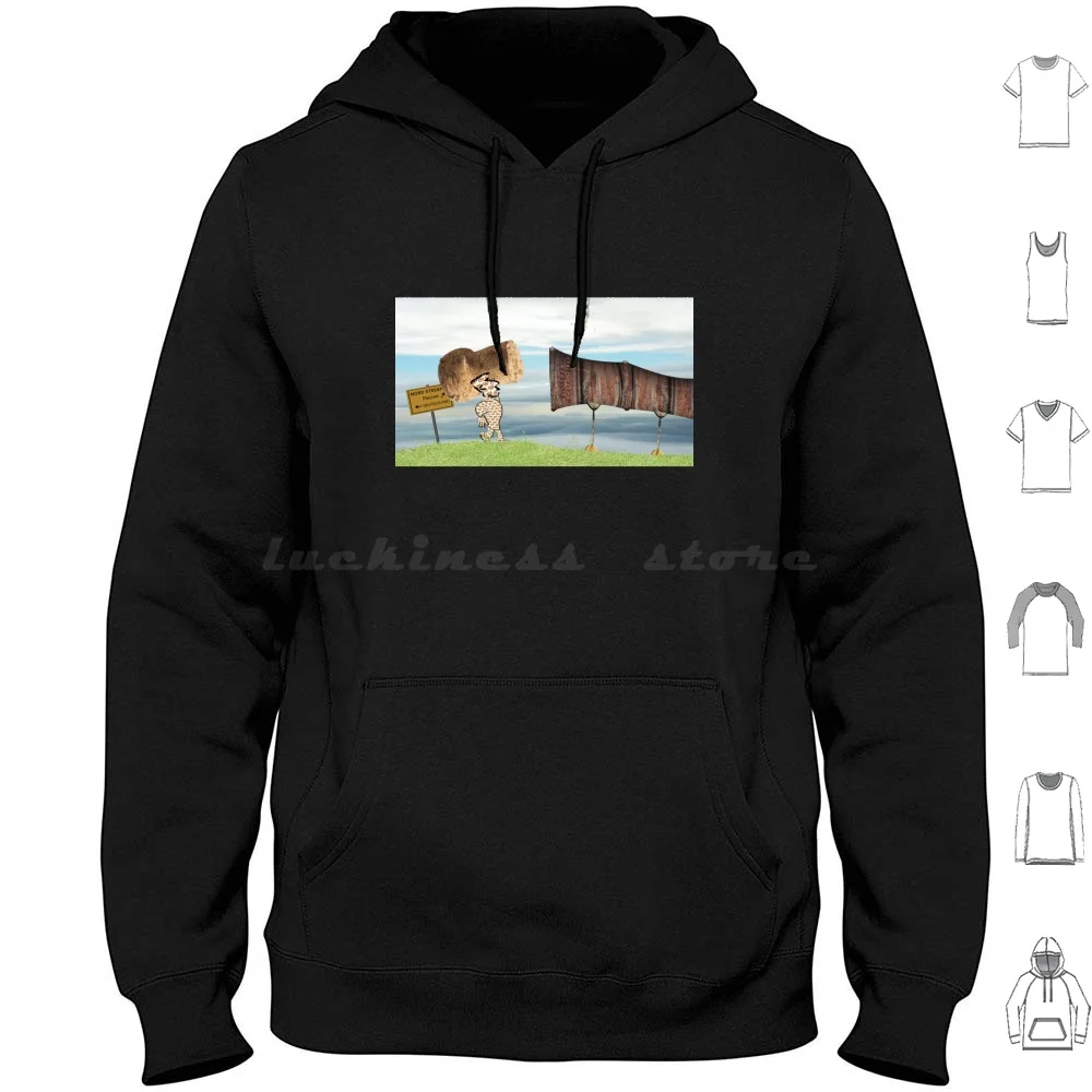 Cartoon Animation Nord Stream Ii Blocked By Germany Hoodie cotton Long Sleeve Blocked Blocks Challenge Challenges