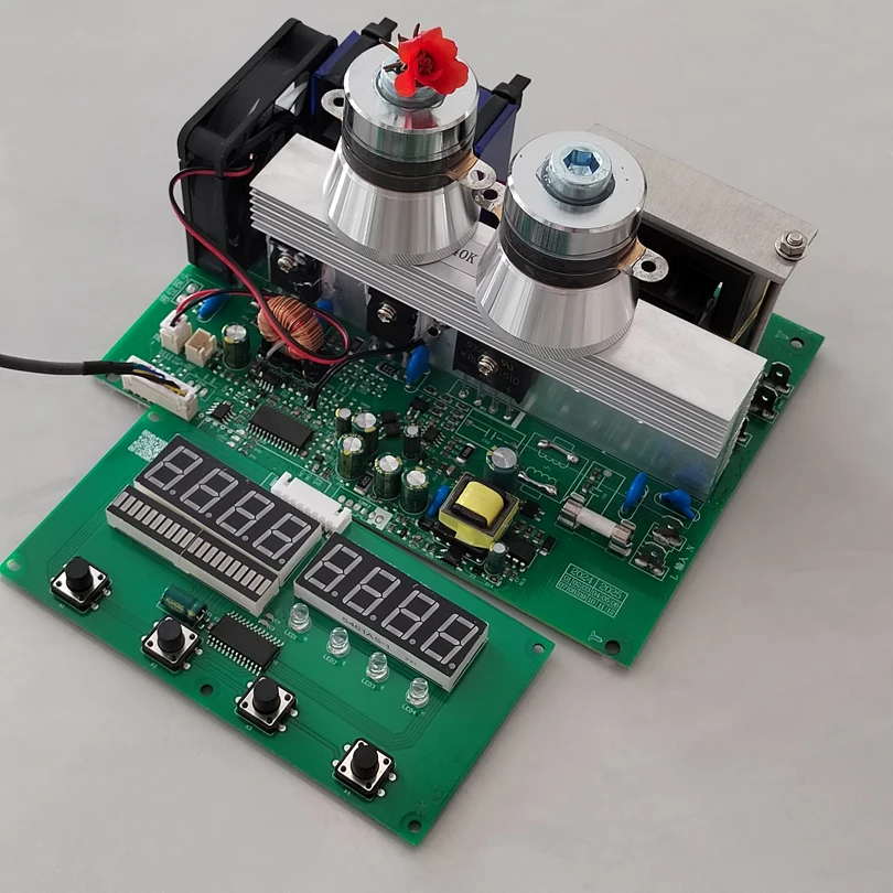 บอร์ดไดรเวอร์อัลตราโซนิก 40KHZ 600W พร้อมบอร์ดแสดงผลสําหรับการขับรถทรานสดิวเซอร์