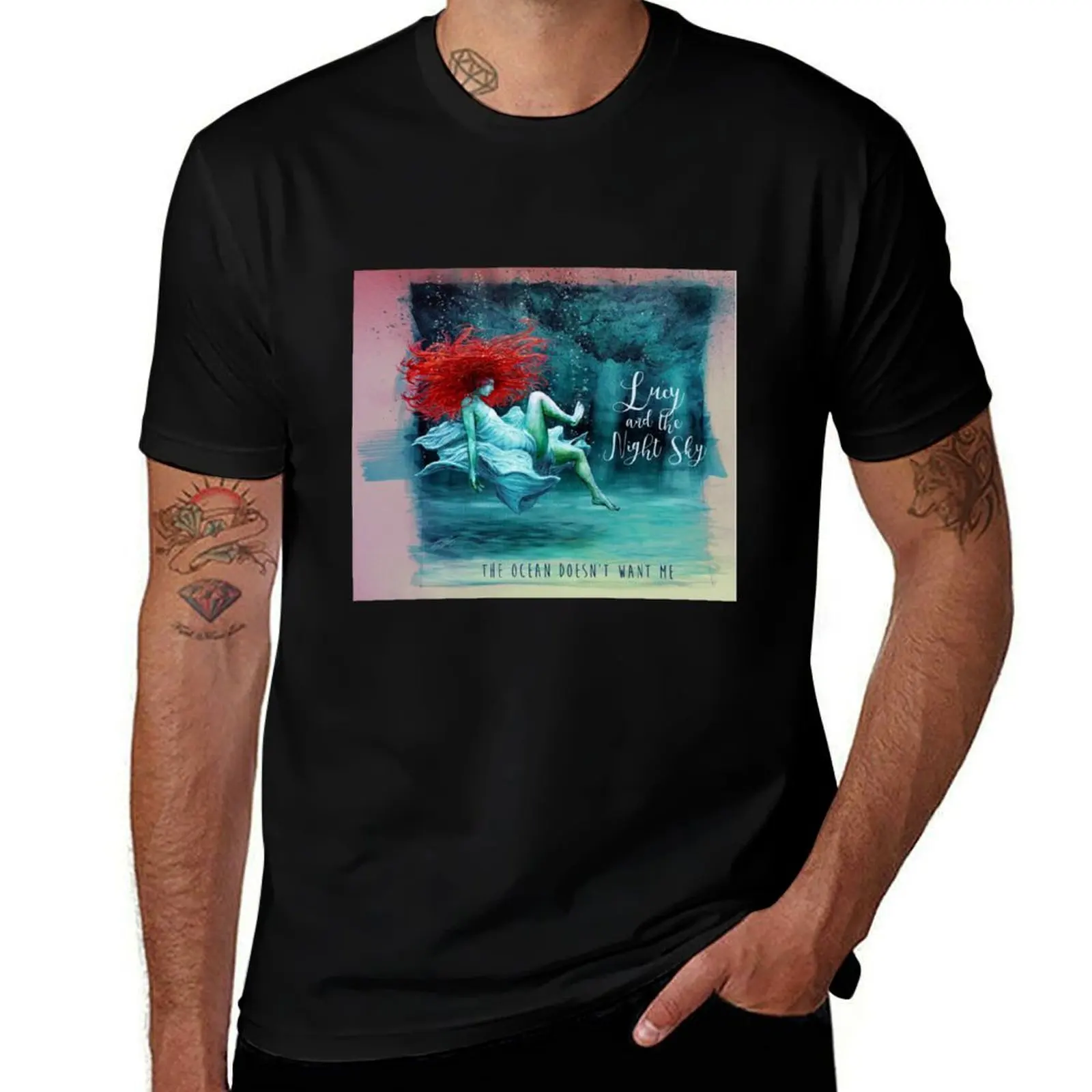 Lucy and the Night Sky - The Ocean T-Shirt printed t shirts for man T-Shirt