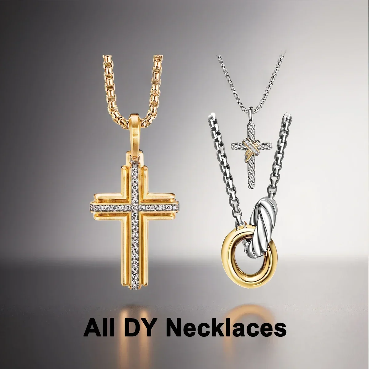 The S925 Silver DY Necklaces Are The First Choice for Vintage Punk Gifts