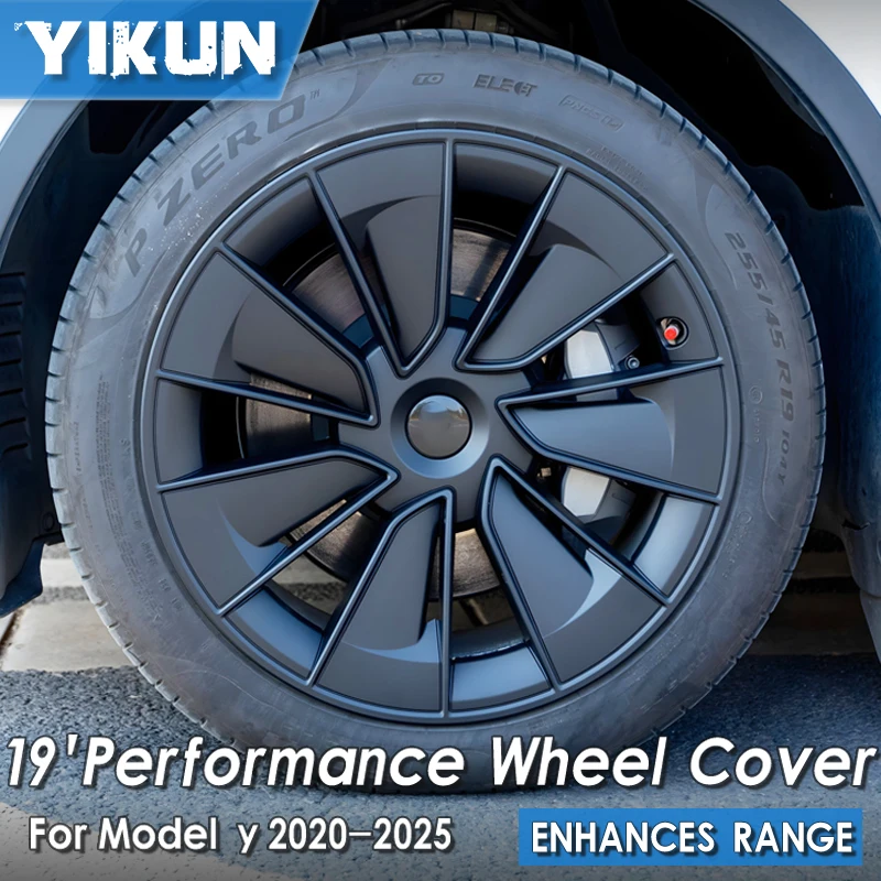 

4 шт. крышка ступицы для Tesla Model Y 19-дюймовая новая крышка колеса автомобиля, сменная автомобильная крышка с полным ободом, автомобильные аксессуары 2018-2024