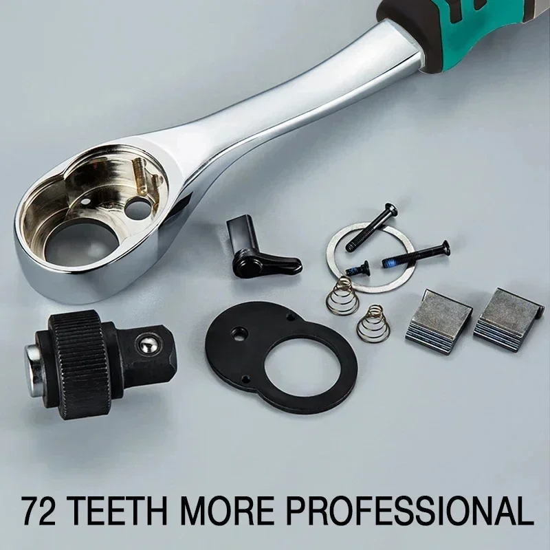 72 Teeth Drive Swivel Ratchet Wrench 1/4\