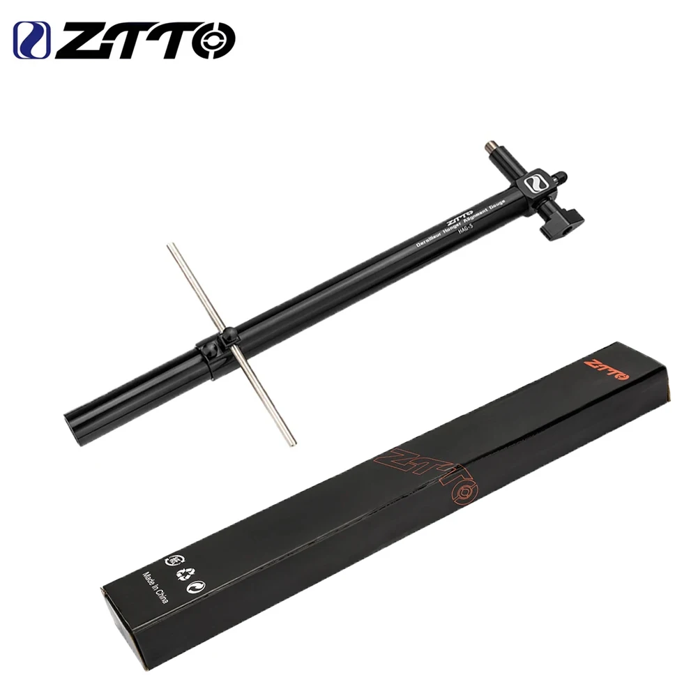 ZTTO MTB Road Bike Derailleur Hanger Aligner Gauge Professional Bicycle Tail Hook 360° Rotation Alignment Correct Repair Tool