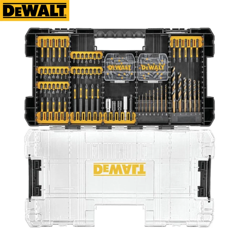 DEWALT Original Combination Drill Bit Set DT70758 DT71563 DWANGFT100SET Electric Screwdriver Twist Drill Bits Magnetic Holder