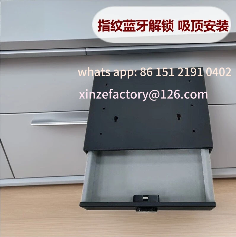 تخصيص الشتاء الذكية أعلى بصمة خزانة بأدراج مكتب منزلي صغير صغير مخفي انتعاش درج بلوتوث