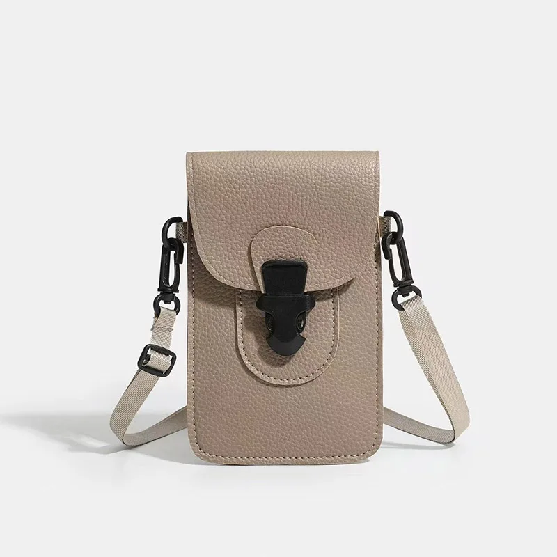 Стильная новая поясная сумка из искусственной кожи, простая и модная, унисекс, запираемая портативная сумка через плечо, многофункциональная сумка через плечо