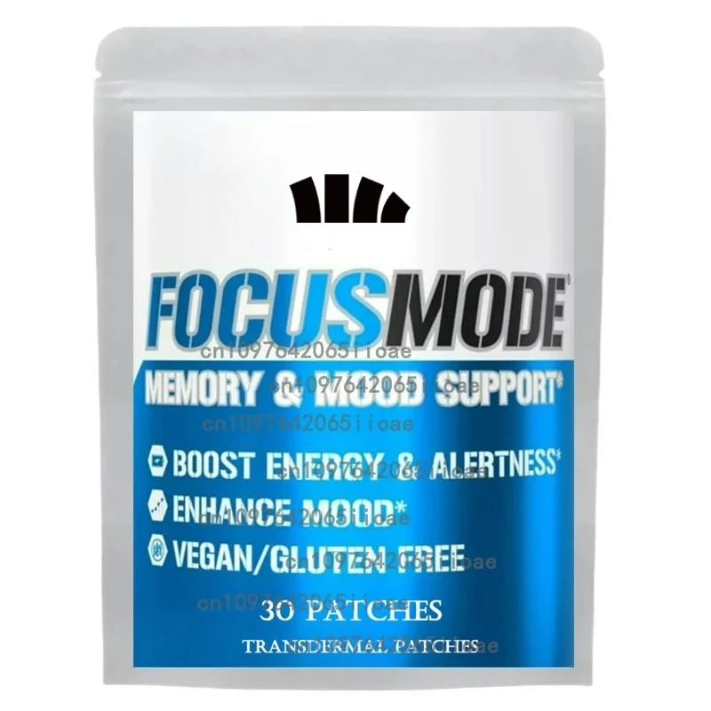 30 Patches Focused Energy Transdermal Patches with L-Theanine Focus & Performance Brain Booster