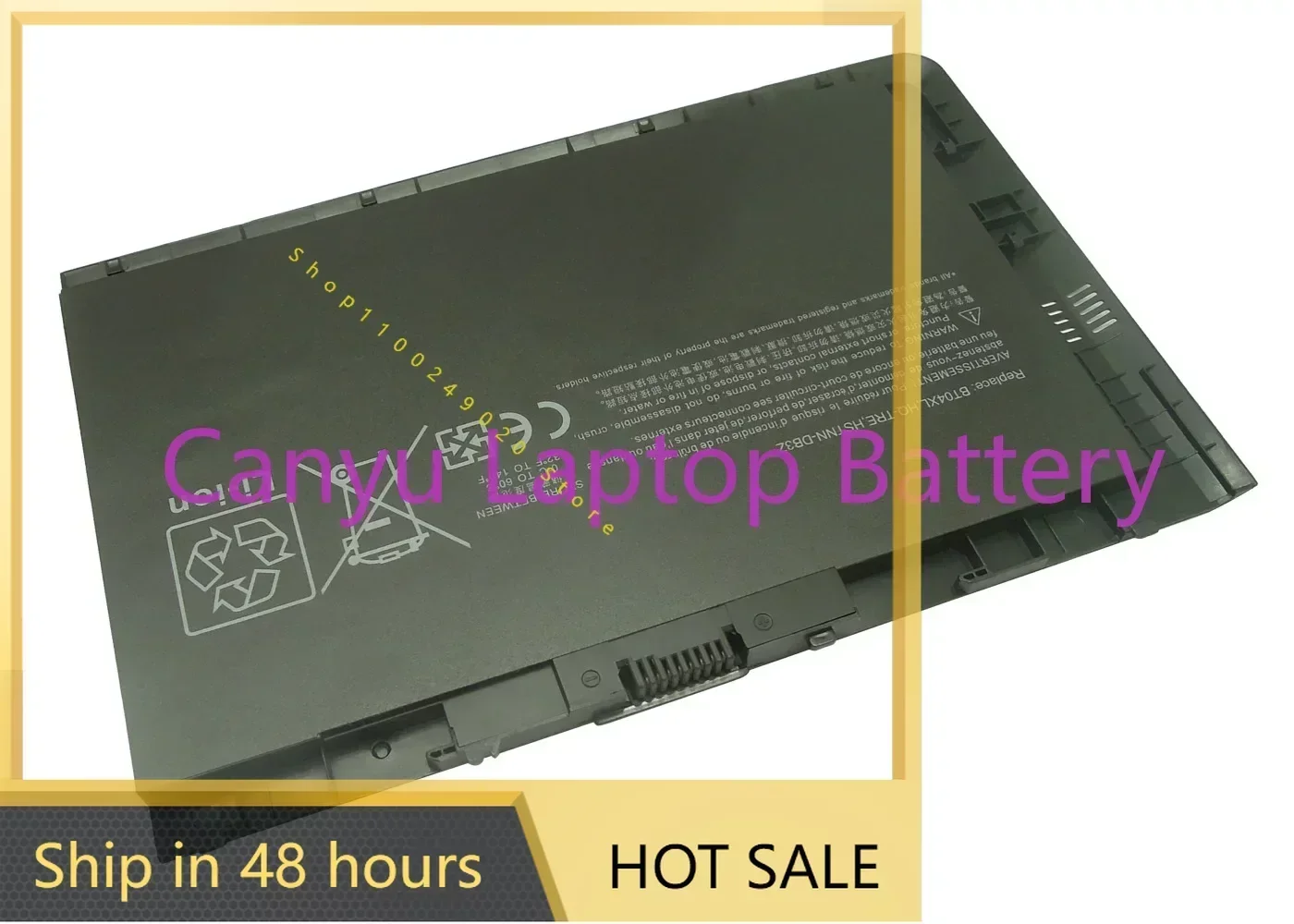 

2024 For HP Folio 9470m 9480m Ba06xl Ba06 Bt04xl Battery Laptop battery