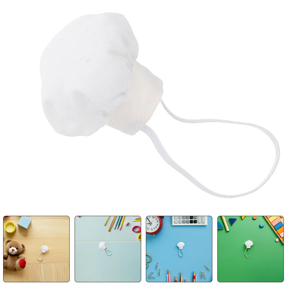 4 قطعة قبعات الطاهي المصغرة ل 10-15 سنتيمتر الأبيض الصغيرة اكسسوارات قبعة بيكر دور اللعب ديكور الحفلات Diy بها بنفسك المشاريع الحرفية دمية القبعات #4