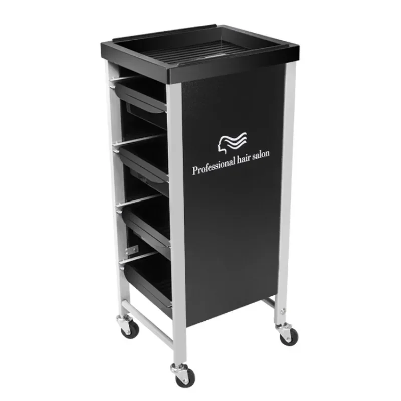 

Hairdressing Tool Cart Hair Beauty 4/5 Layers Salon Trolley 미용실 트롤리 Organizers Trolleys with Drawers Rolling 이동식 수납트롤리 공구카트