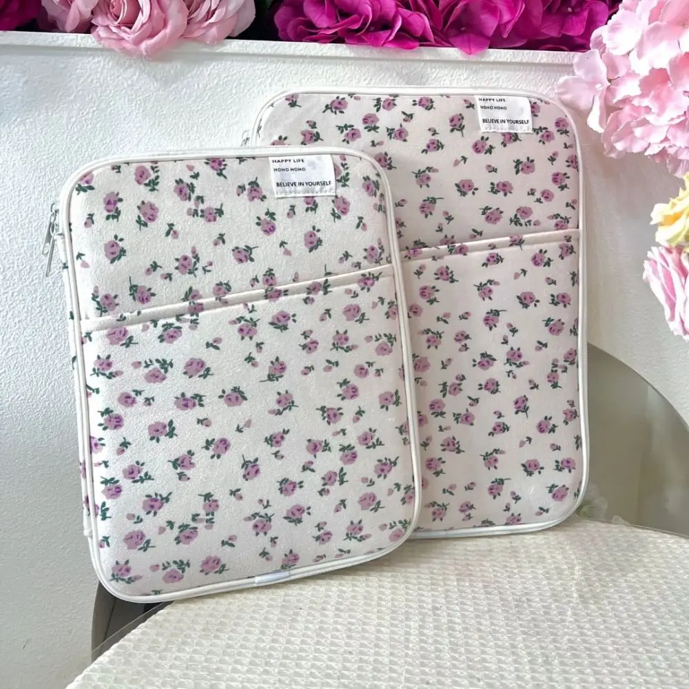 New 11/13 inch Laptop Sleeve Case Broken Flowers Shockproof Notebook Cover Large Capacity Ultra Thin Laptop Bag