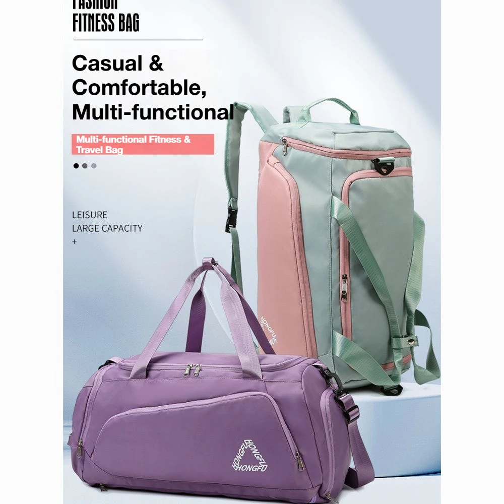 

Multifunctional Gym/yoga Bag Large Capacity Sports Backpack Wet and Dry Separation, Individual Shoe Pocket Travel Bag Unisex