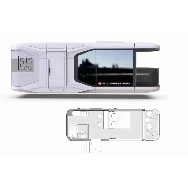 2024 Year New Pattern Formaldehyde-Free Mobile Space Container House Quality Assured for All Seasons Traditional Design Style