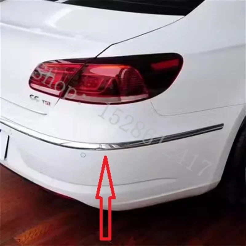 For VW Volkswagen CC 2013-2018 ABS car side door moldings Rear bumper trim Chrome trim Protector strip Car Accessories