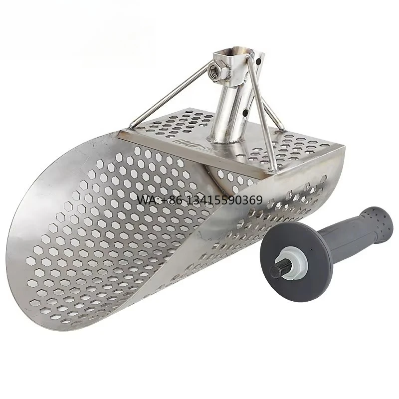 

New Hand Held Metal Detector Sand Scoop Beach Sand Scoop Shovel Stainless Steel Sand Scoop Showel for Beach