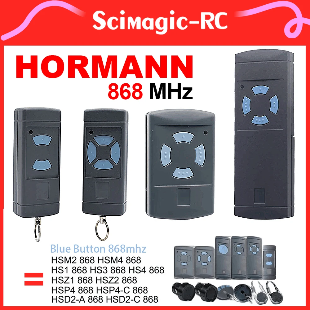 Hörmann HSM2 HSM4 Handsender,  Frequenz 868,35 MHz,  HORMANN 868MHz Garagentor-Fernbedienung, Direktprogrammierung Original-Empfänger