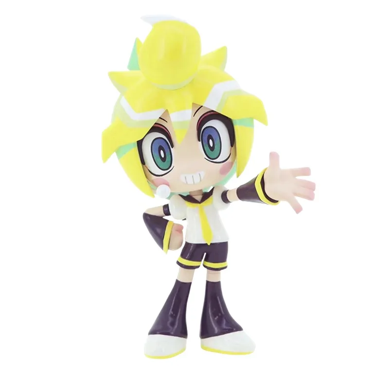 Figuras originais de anime furyu toonize megurine luka kagamine rin kagamine len cantor modelo olhos grandes chibi sd brinquedo fofo 12/13cm