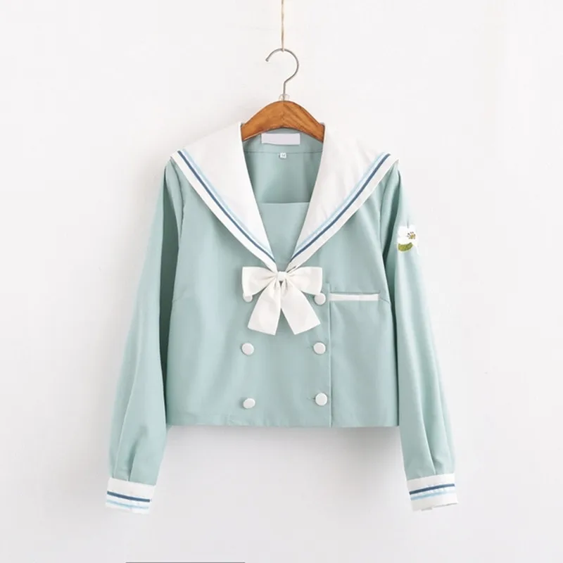 Uniformes scolaires japonais JK pour filles, uniforme scolaire japonais coréen, olympiques de cosplay de marin, jupe plissée trempée Anime, ensembles féminins