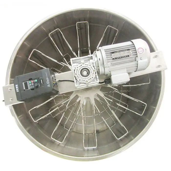 ine الكهربائية شعاعية تربية النحل العسل النازع رخيصة الثمن 12 إطار الفولاذ المقاوم للصدأ معالجة العسل Mach #4