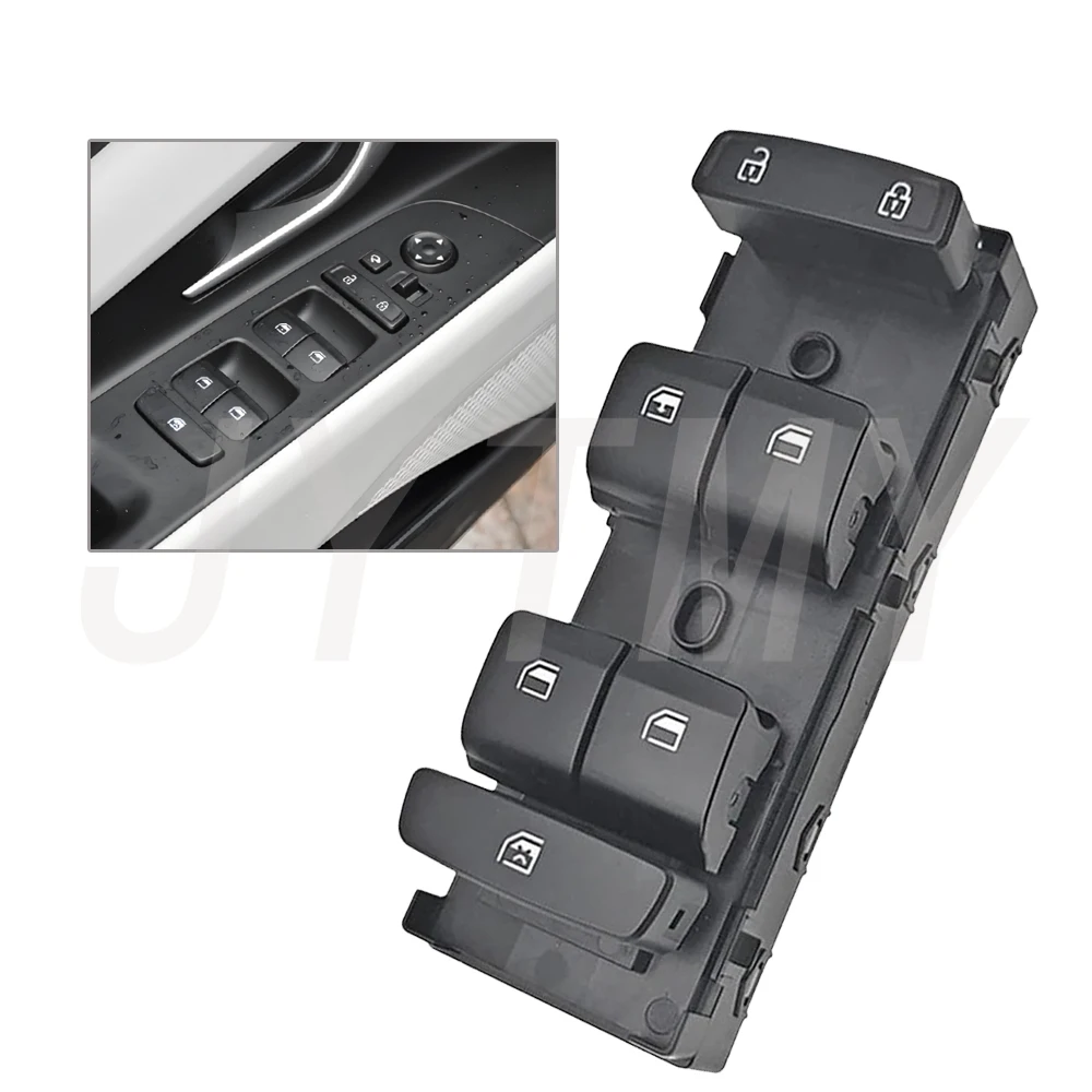 مفتاح التحكم في النافذة الأمامية اليسرى لشركة Hyundai Elanta 2022-2024 قطع غيار السيارات الكهربائية ملحقات السيارة 93571-AA1004X 93571-AA2004X #3