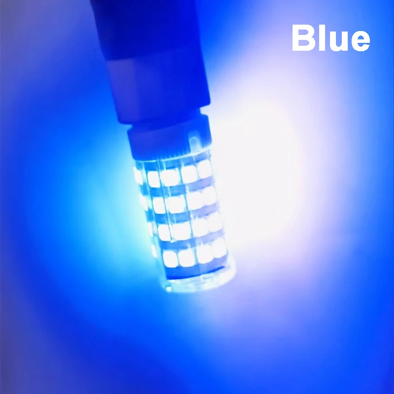 AC 220V E12 E14 G9 5W Ceramic LED Bulb Lamp Light Blue Green Red