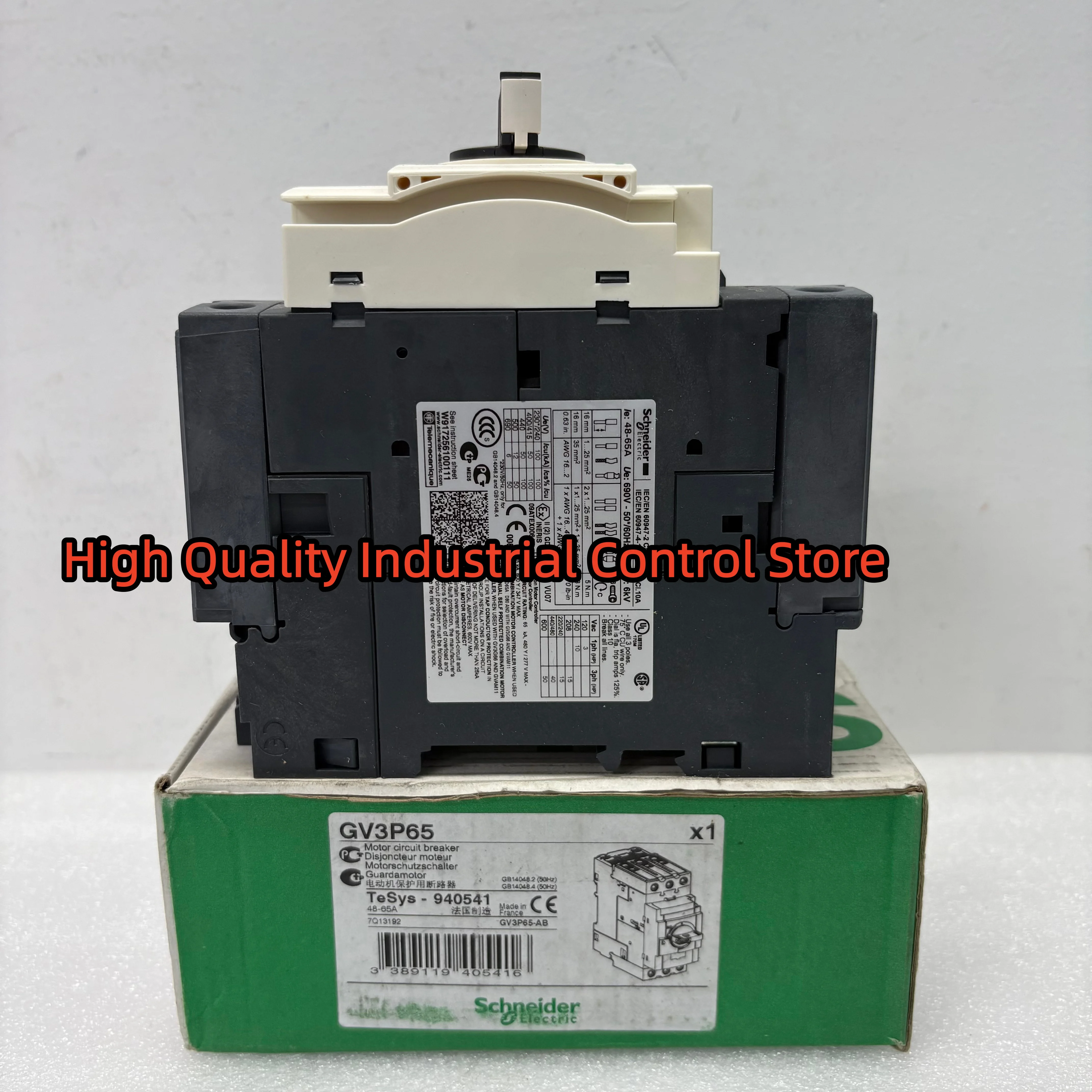 

Brand new GV3P65 motor circuit breaker