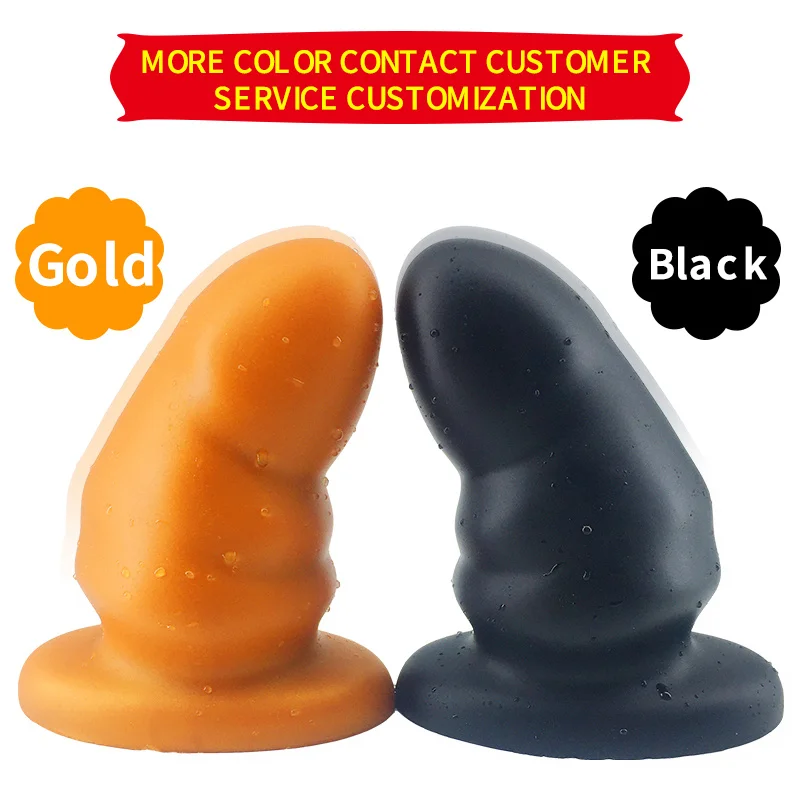 

Liquid Silicone Soft Huge Anal Plug Anal Dildos Sex Toys For Women Men Gay Big Butt Plug Beads Vaginal Anus Dilator Expander