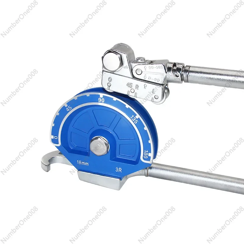 180 ° Heavy Duty Pipe Bender 18mm CT-365-11 Roller Pipe Locking Steel Pipe Labor-saving Bending Bender