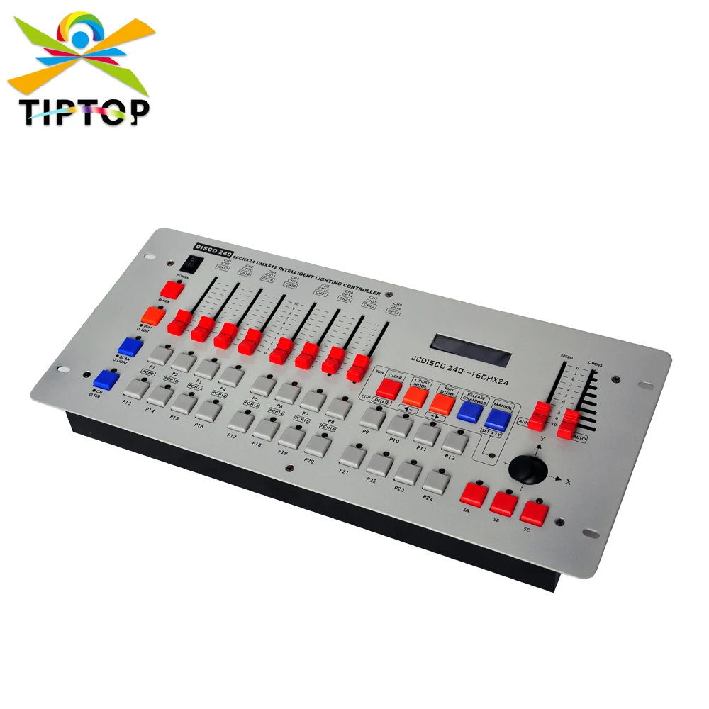 

Best Price 240 DMX Controller wireless function JoySticker,Disco 240DMX 512 Console,240 DMX Channel Console 16x24CH DJ Disco