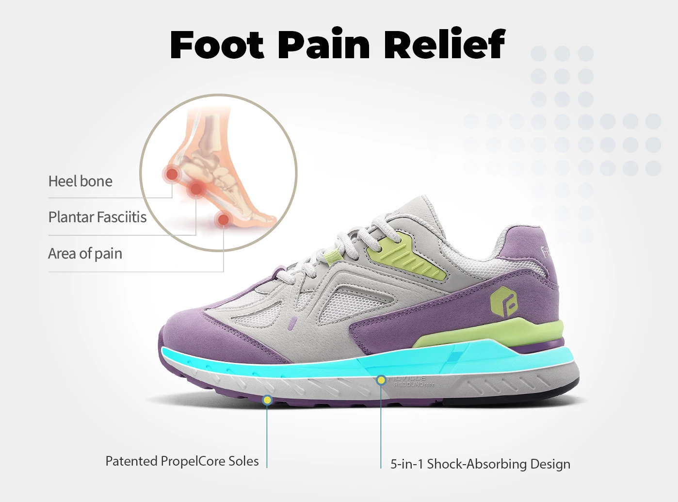 FitVille Women's Extra Wide Width Walking Running Sneakers, Breathable Light Non-Slip Orthopedic Athletic Shoes for Flat Feet, Plantar Fasciitis & Heel Pain Relief