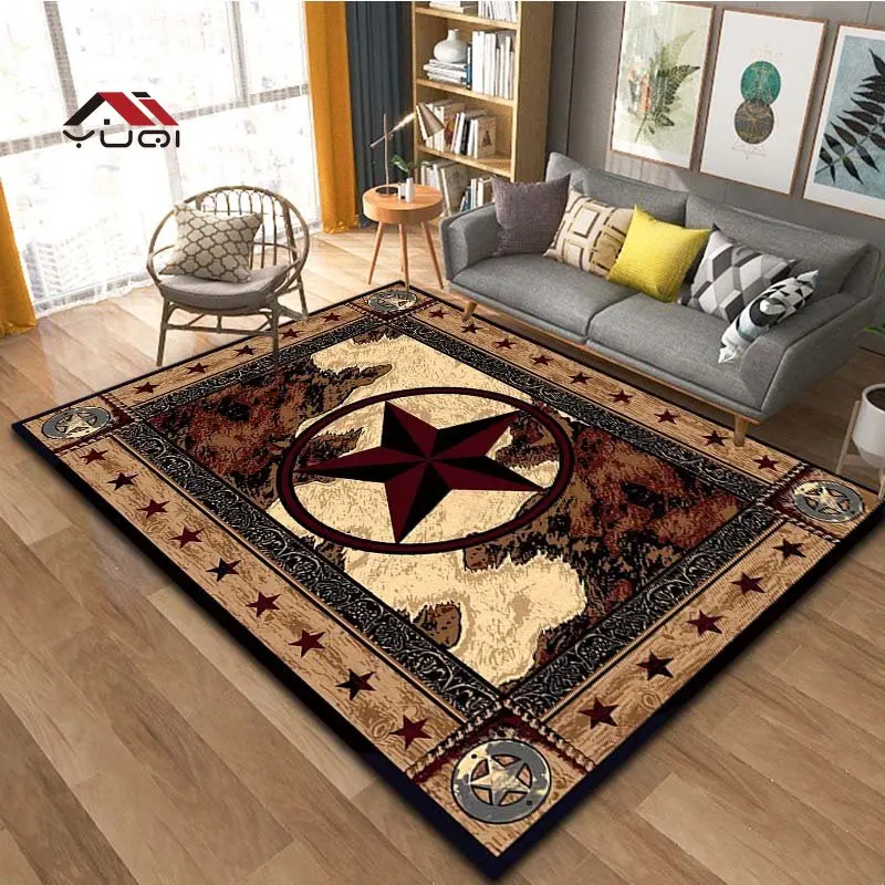 

Texas Star Pattern Living Room Area Carpet Bathroom Mat Creative Doormat Bedroom Mat Outdoor Rug Bedroom Decor 15 Sizes