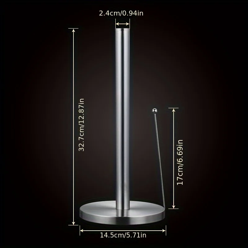 Suporte de toalha de papel de aço inoxidável suporte criativo rack de tecido de cozinha sem broca prateleira de filme aderente
