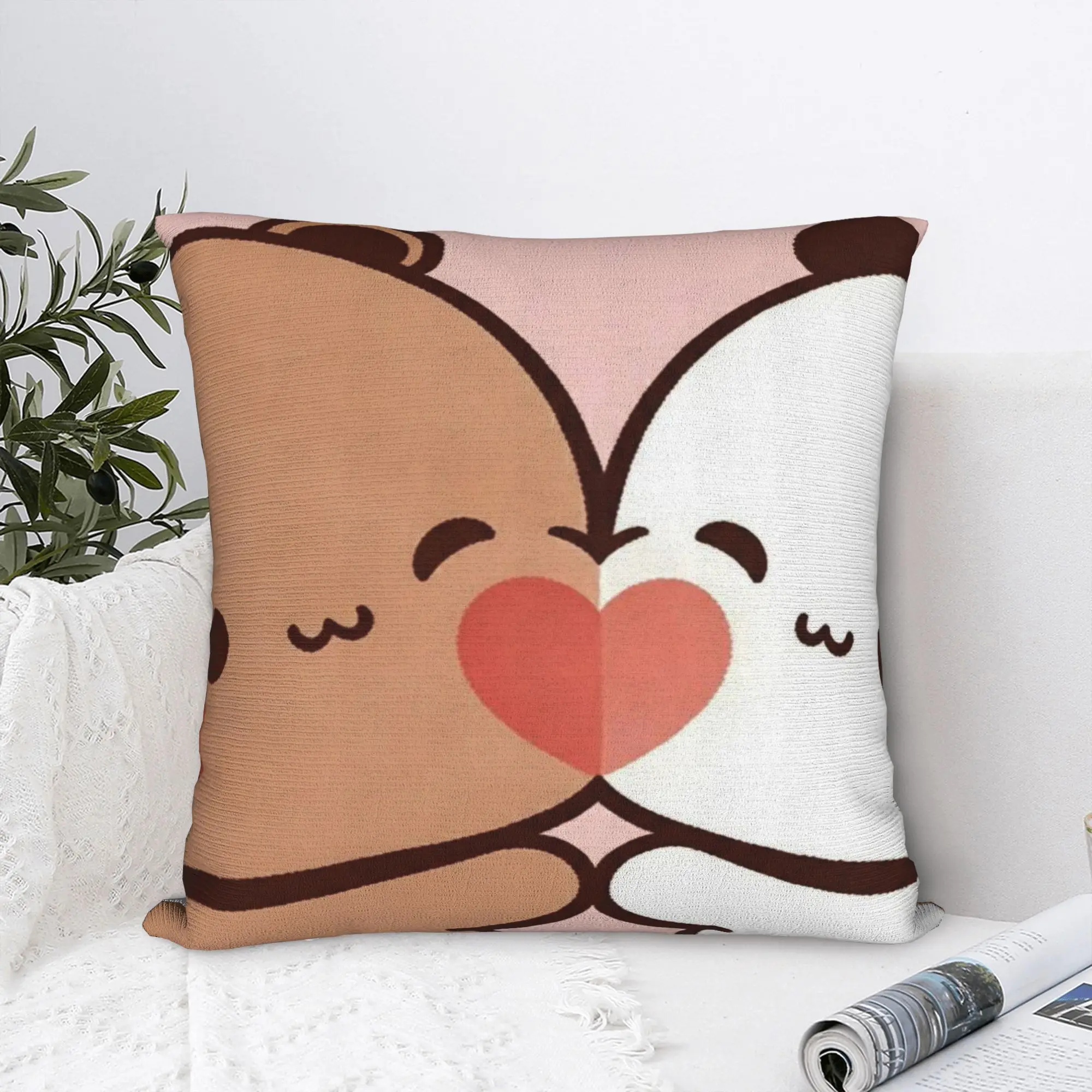 Cartoon Panda Bubu Dudu Pillowcase Polyester Cushion Cover Decor  Throw Pillow Case Cover Home Wholesale 40X40cm
