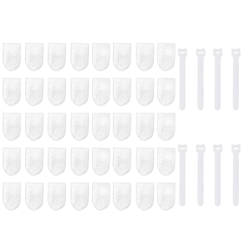  Faucet Water Filter Pouches Nonwoven Tap Thicken Faucet Filter Outlet Strainer Bags for Home Kitchen Sink Use