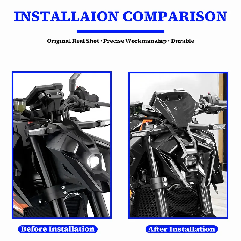 FOR 790 Duke 790Duke 2026-2027 DUKE790 Motorcycle Front Fairing Windscreen Windshield Fly Wind Deflector Screen