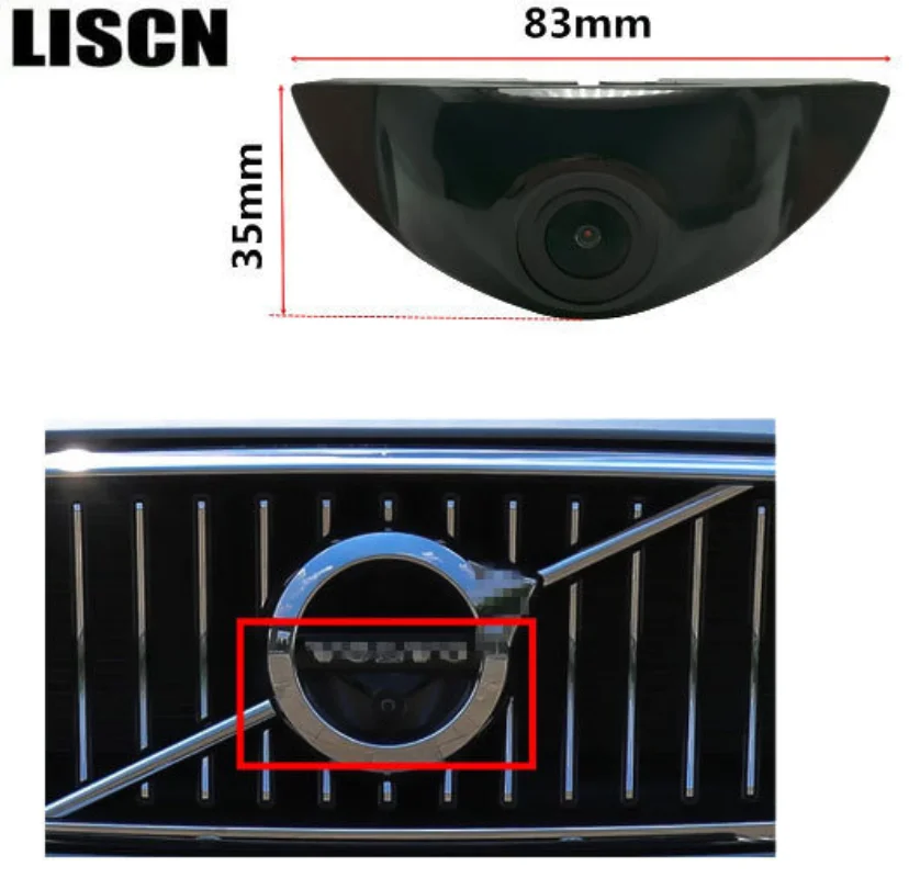 

Front View camera For Volvo S60 V60 V40 S90 V90 S80 XC70 XC60 XC40 XC90 C30 V50 V70 HD Night Vision Parking LOGO Camera