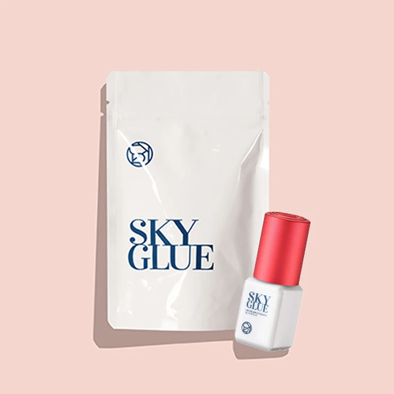 1 Flasche SKY S+ Fake Wimpernverlängerungskleber 1 s Schnelle Trockenzeit Langlebiges Make-up-Tool Korea Beauty Lash Starkes Klebezubehör