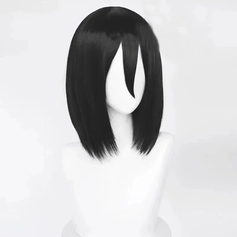 Fyodor Wig Bungo Stray Dogs Fyodor Dostoevsky Cosplay Wig Styled Short Black Heat Resistant Synthetic Hair Anime Wigs