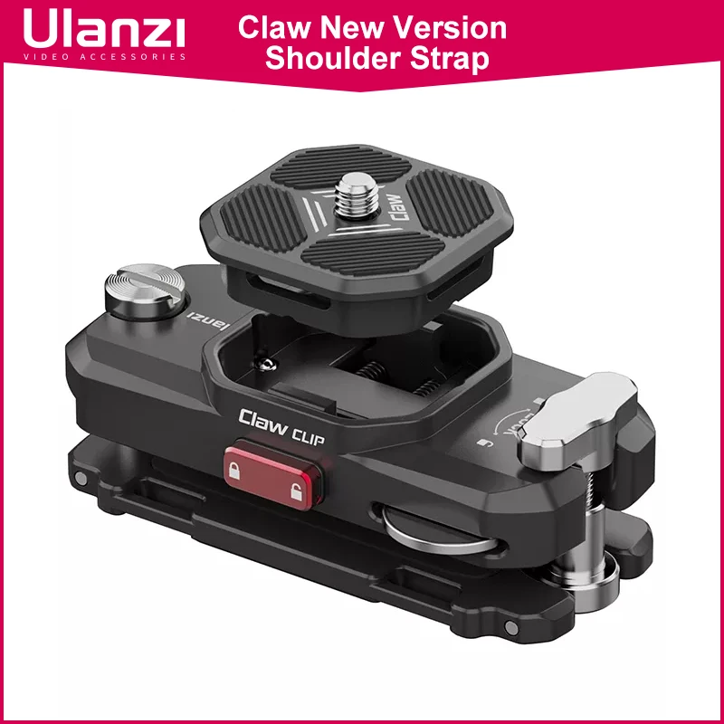 Ulanzi CLAW CLIP Quick Release Shoulder Strap Mount Plate Clamp Gopro Action Camera Shoulder Strap Belt Clamp Quick Switch Kit