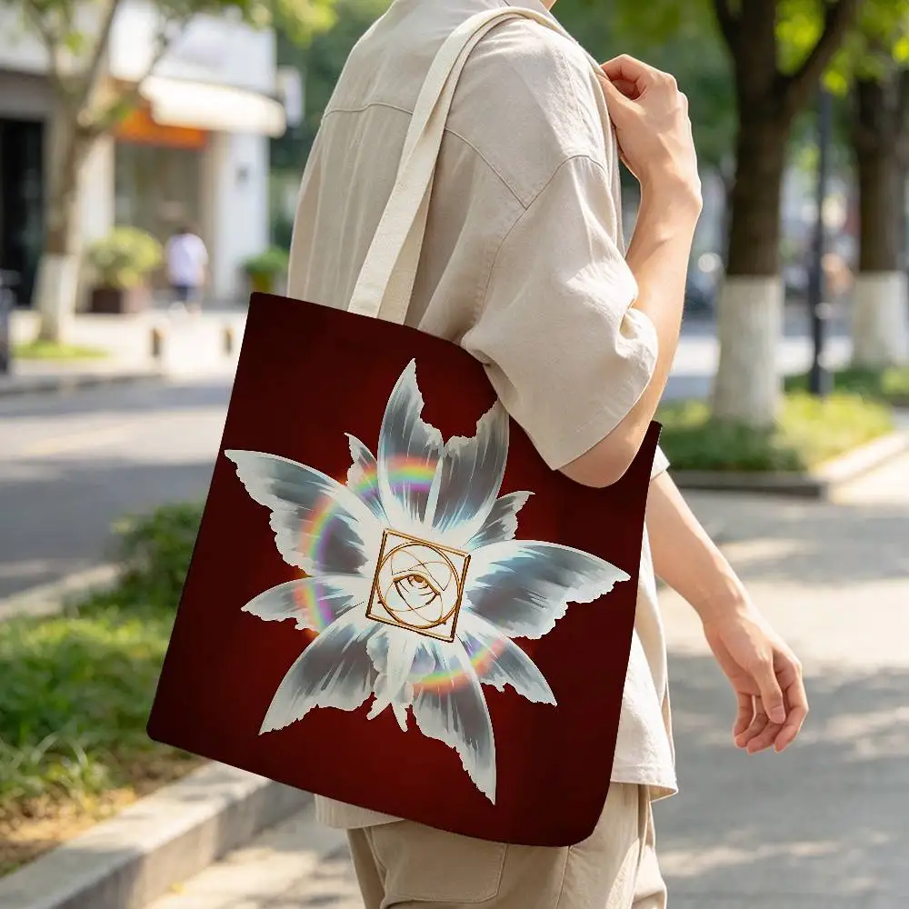 U-ULTRAKILL Shoulder Bag Large Capacity Canvas Handbag Shopping Bags Makeup Bag Coin Purse for Birthday Gift Beach Vacation
