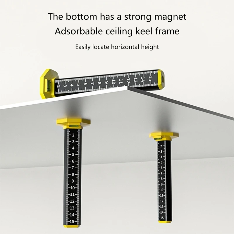 Ceiling Leveling Ruler Isometric Ruler Level Positioning Ruler Tiling Horizontal