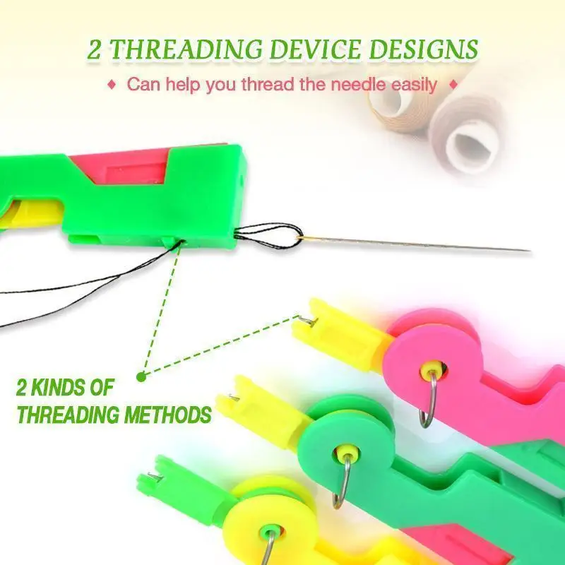 Automatic Needle Threading Device Tools Automatic Threader Elderly Guide Needle Easy Device Household Accessories