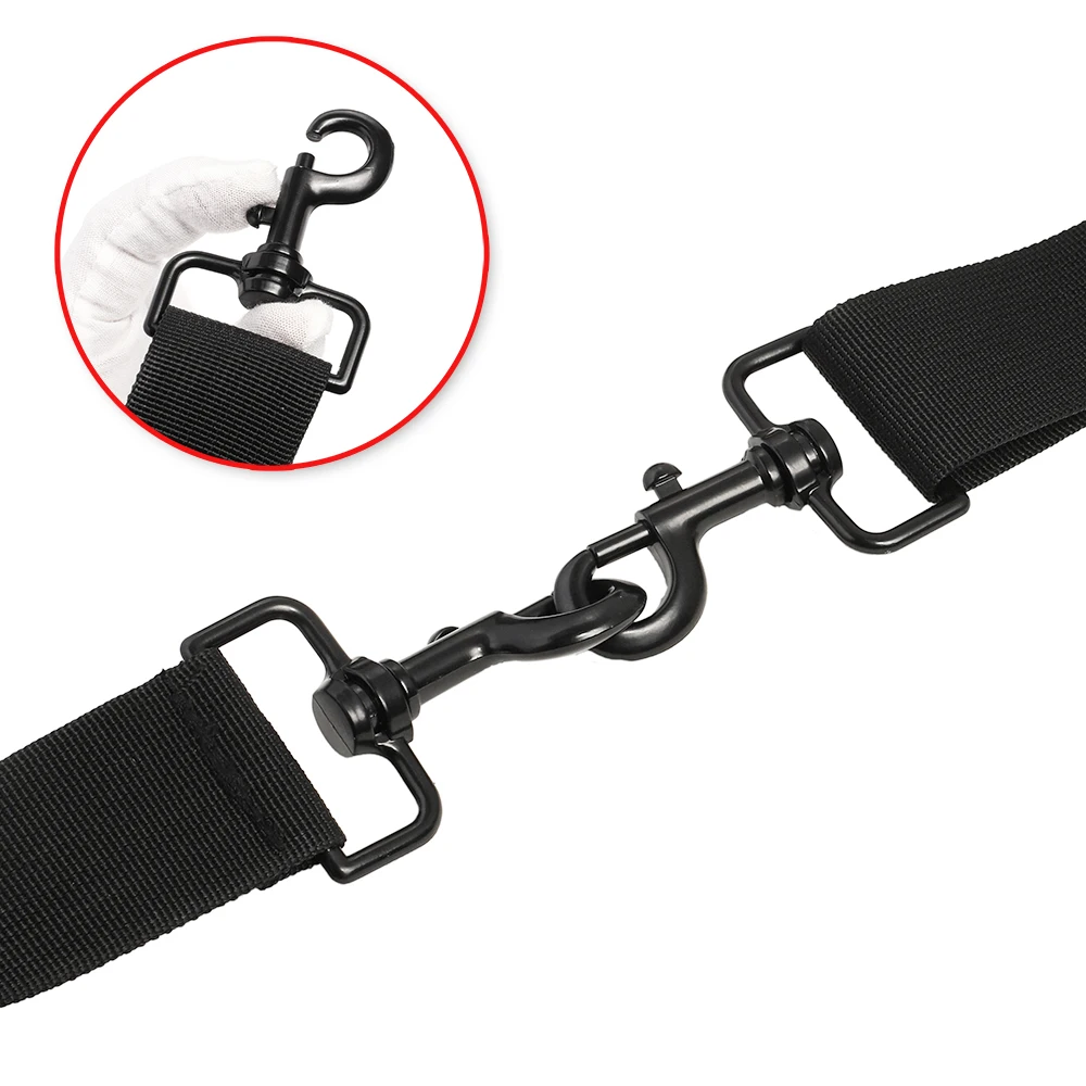 Correias do saco diy acessórios peças de reposição cintos de ombro bolsa cinta longas com almofadas lidar com fivela prata kz0395