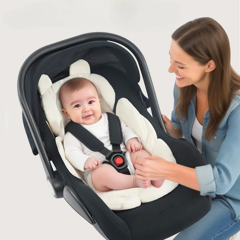 

Newborn Basket Cushion Baby Stroller Cushion Safety Seat Inner Pad Protection Pad Baby Cotton Waist Pad